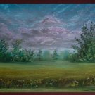 Pastel landscape,  original pastel painting, wall art, landscape