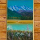Pastel landscape,  original pastel painting, wall art, landscape