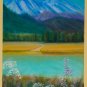 Pastel landscape, original pastel painting, wall art, landscape