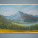 Pastel landscape,  original pastel painting, wall art, landscape