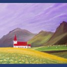 Pastel landscape,  original pastel painting, wall art, landscape