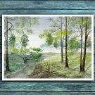 ORIGINAL WATERCOLOR : Summer dreams