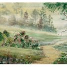 ORIGINAL WATERCOLOR : The end of the summer