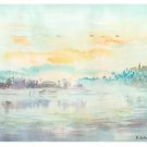 ORIGINAL WATERCOLOR : Eternal sleep
