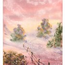 ORIGINAL WATERCOLOR: Melancholia llI. Watercolor Landscape, Tree, Original Watercolor Painting,