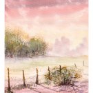 ORIGINAL WATERCOLOR: Melancholia lI. Watercolor Landscape, Tree, Original Watercolor Painting