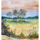 Original Signed Watercolour, Watercolor Landscape Painting, Landscape study