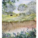 Original Signed Watercolour, Watercolor Landscape Painting, Landscape study