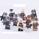 All WW2 Soldiers American British German French Army Building Toy