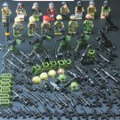 New American Army Alpha Jungle Force Soldiers Afghanistan with Weapon Pack