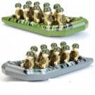 2 Sets WW2 Normandy Landing American Soldiers Speed Boat