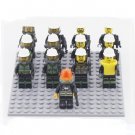 Custom London City British Fire Fighters Minifigures