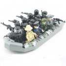 City SWAT Landing Speed Boat Squad Police Minifigures