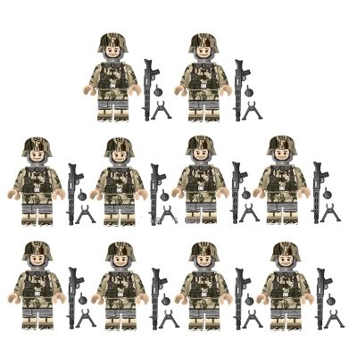 10pcs German Air Force Hermann Goering Geneal Soldiers