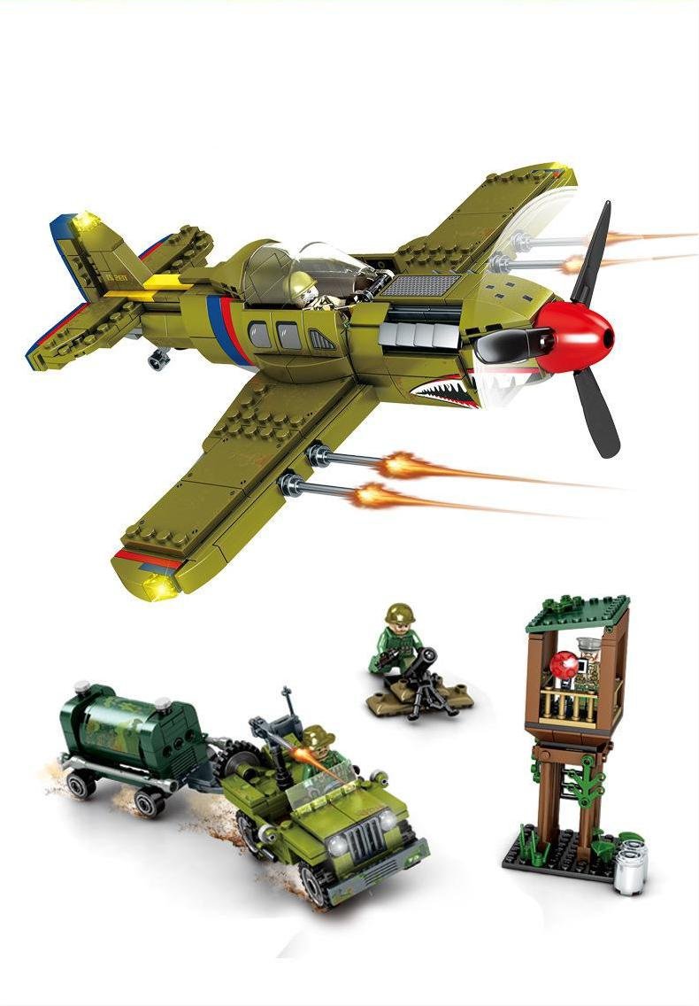 American Army P51 Mustang US WW2 Army Bomber Battleplane