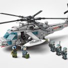 New Chinese Air Force 20 Helicopter Building Modern War Military Set