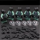 6pcs Hong Kong CTMU Special Duty Squad Police Minifigures