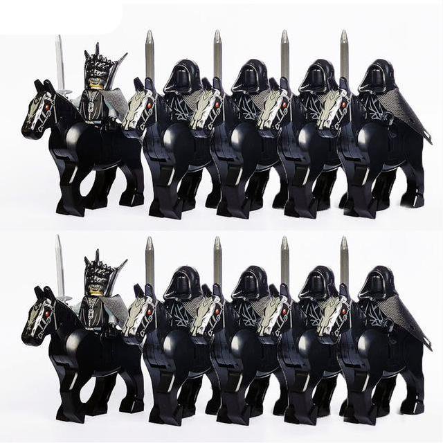 10pcs Witch king of Angmar Calvary Soldiers Minifigures