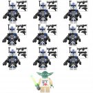 `10pcs 501st Clone Trooper Hardcase Minifiures Yoda