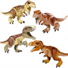 4pcs Jurassic World T Rex Dinosaur Dino Figures