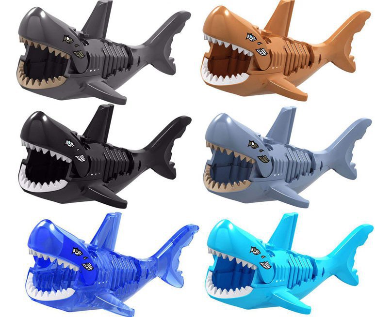 6pcs Pirates of the Caribbean Ghost Sharks Minifigures