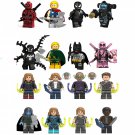 16pcs Venom Deadpool and Captain Marvel Minifigures Lego Compatible Avengers Sets