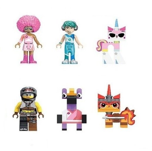 Melody Tempo Disco Kitty Warrior Kitty Minifigures Lego Compatible Movie 2 Set