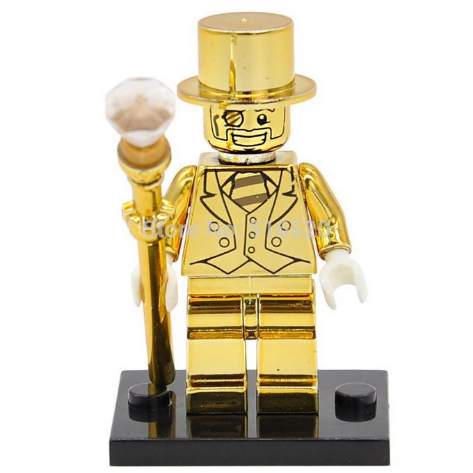 Mr.Gold Minifigures Fit Lego Minifigures Series 10