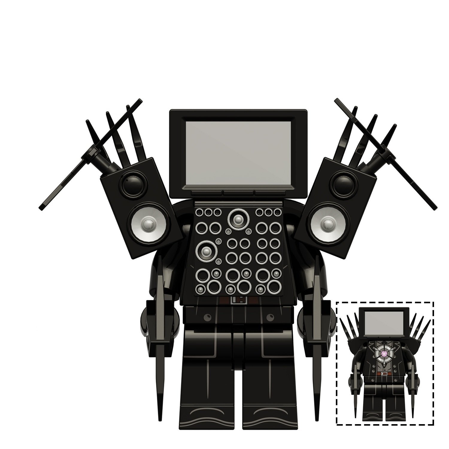 Titan TV Man Minifigures Compatible Lego Game Minifigure