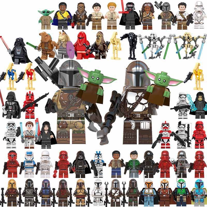 49pcs The Mandalorian TV Series Character Minifigures Compatible Lego Star Wars Set