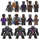 14pcs Big small Black Panther Minifigures Compatible Lego Black Panther 2 Set