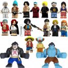 17pcs One Piece Minifigures Fit Lego Japan Comic Set