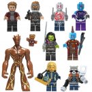 The Guardians of the Galaxy Movie Character Minifigures Compatible Lego Avengers Set
