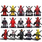 15pcs Deadpool Minifigures Compatible Lego New Mutants Sets