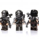 3pcs Heavy The Predator Minifigures Compatible Lego Movie Sets