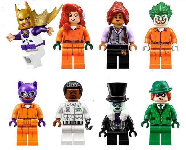 Penguin Barbara Gordon Catwoman Minifigures Compatible Lego Batman Movie Sets