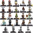 24pcs The Pirates of the Caribbean Character Minifigures Lego Compatible Movie Sets