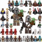 40pcs The Mandalorian Baby Yoda Kylo Ren Minifigures Compatible Lego Star Wars Toy