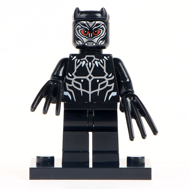 Black Panther T'Challa Minifigures Compatible Lego Avengers Minifigure