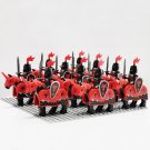 11pcs Bull Knights Minifigures Lego Compatible Knights Kingdom Sets