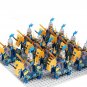 11pcs Blue Knights of the Crown Minifigures Compatible Lego Medieval Knights Sets