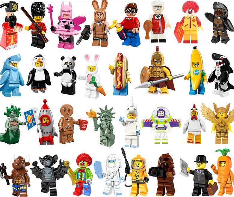 32pcs Minifigures Compatible Lego Minifigure
