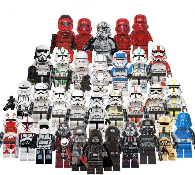 32pcs Imperial Stormtroope Clone Trooper Minifigures Compatible Lego Star Wars Sets