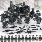 Black S.W.A.T. Truck Minifigures Compatible Lego City Police Truck Sets