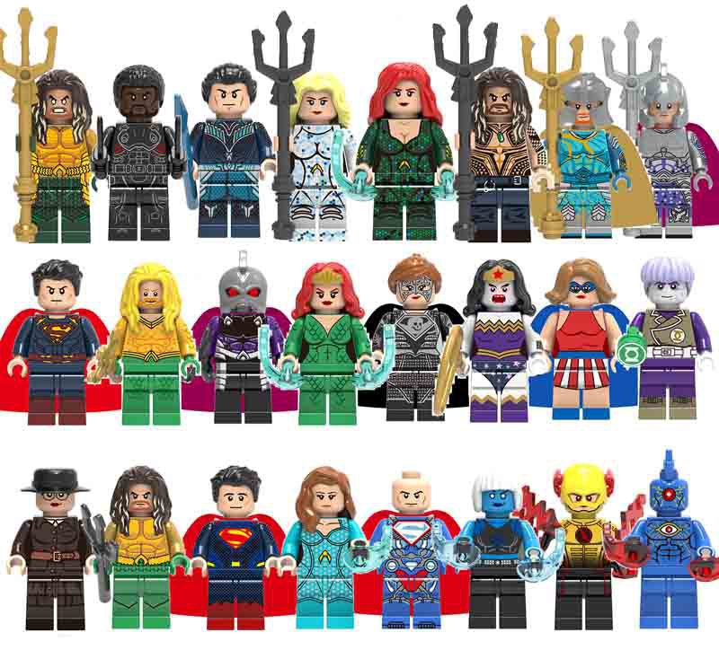 24 Best Aquaman Character Minifigures Compatible Lego DC Superhero Movie Set