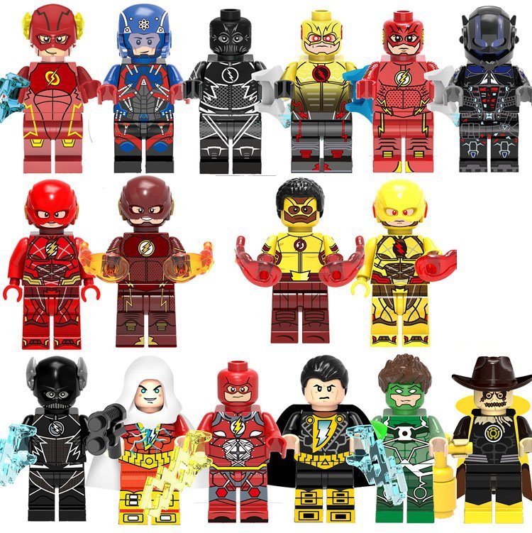 The Flash Comics Character Minifigures Compatible Lego Superhero Anime Sets