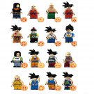 16pcs Dragon Ball Z Comic Character Minifigures Fit Lego Dragon Ball Sets