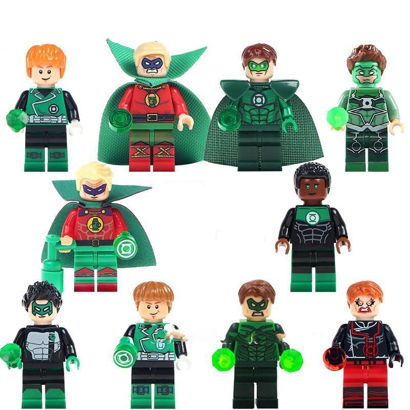 Green Lantern Corps Character Minifigures Compatible Lego Justice League Sets
