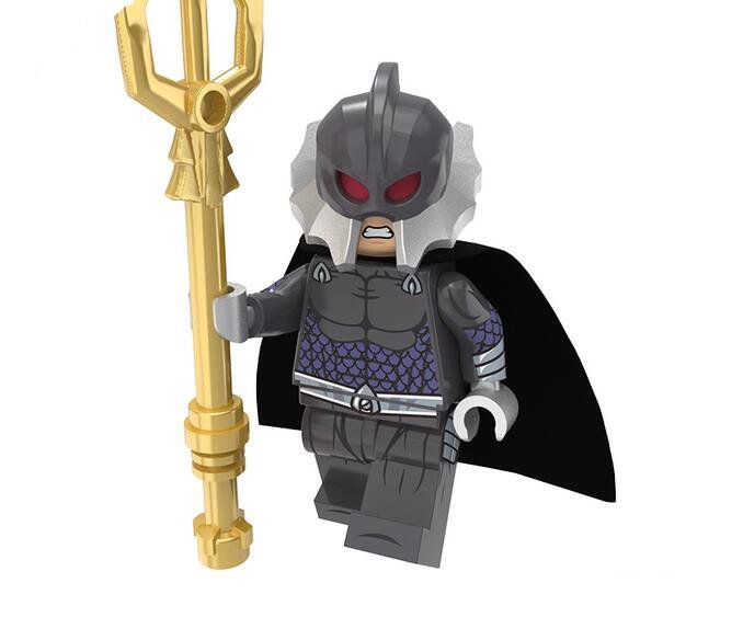 Ocean Master Minifigures Compatible Lego Aquaman Movie Character Minifigure