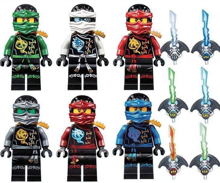 Phantom Ninja Time Blade Minifigures Compatible Lego Ninjago Sets